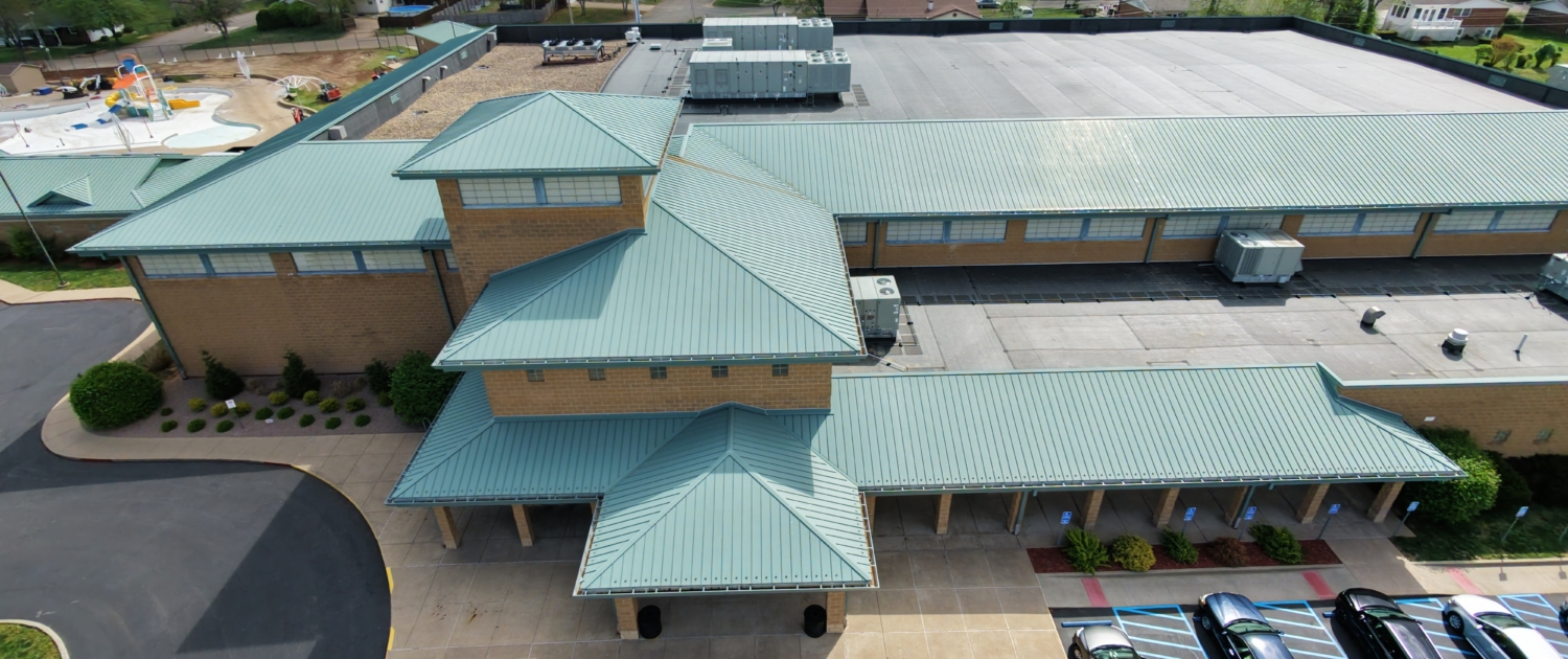 Meinershagen Roof on Farmington Rec Center- 1