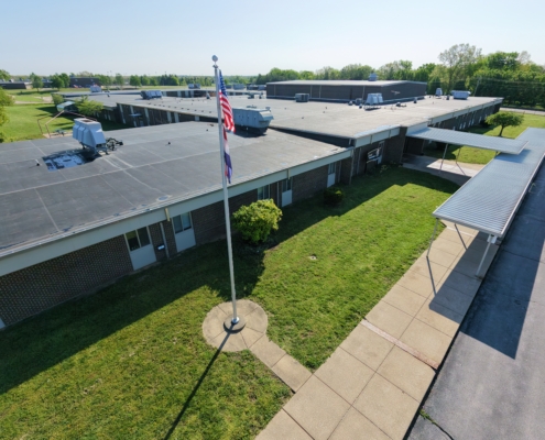 Meinershagen roof on Lincoln Intermediate- 1